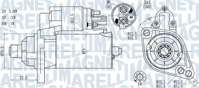 Starter MAGNETI MARELLI 063721397010