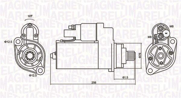 MAGNETI MARELLI 063721405010 Starter