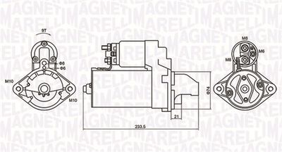 Starter MAGNETI MARELLI 063721406010