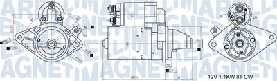 Starter MAGNETI MARELLI 063721407010