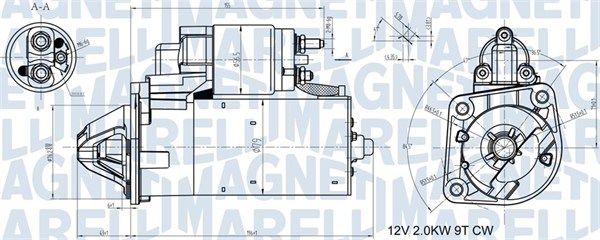 MAGNETI MARELLI 063721408010 Starter