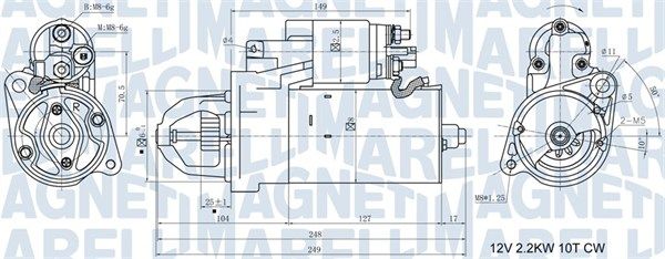 MAGNETI MARELLI 063721411010 Starter