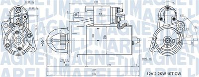 Starter MAGNETI MARELLI 063721411010