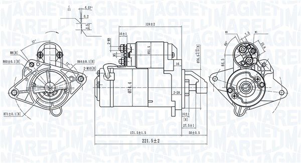 MAGNETI MARELLI 063721415010 Starter