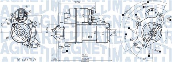 MAGNETI MARELLI 063721416010 Starter
