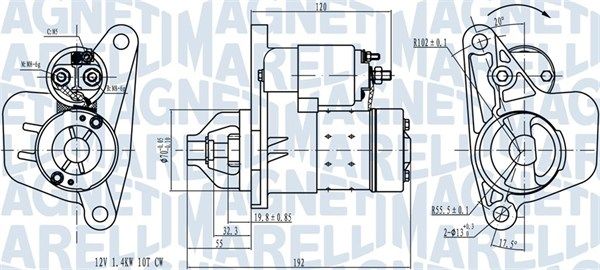 MAGNETI MARELLI 063721418010 Starter