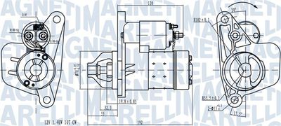 Starter MAGNETI MARELLI 063721418010