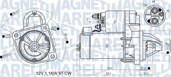 MAGNETI MARELLI 063721419810 Starter