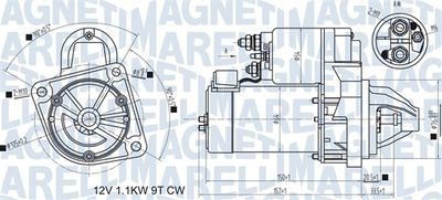 Starter MAGNETI MARELLI 063721419810