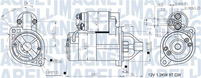 Starter MAGNETI MARELLI 063721433010