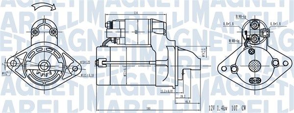 MAGNETI MARELLI 063721441910 Starter