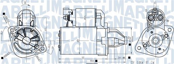 MAGNETI MARELLI 063721462010 Starter