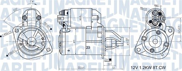 MAGNETI MARELLI 063721465010 Starter
