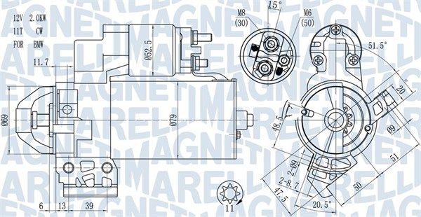 MAGNETI MARELLI 063721466010 Starter