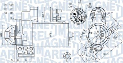 Starter MAGNETI MARELLI 063721466010