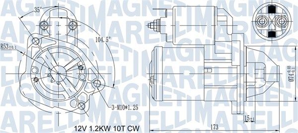 MAGNETI MARELLI 063721469010 Starter