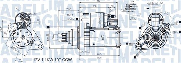 MAGNETI MARELLI 063721470010 Starter