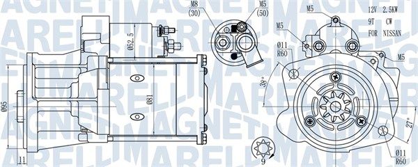 MAGNETI MARELLI 063721491010 Starter