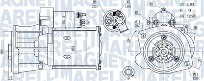 Starter MAGNETI MARELLI 063721491010