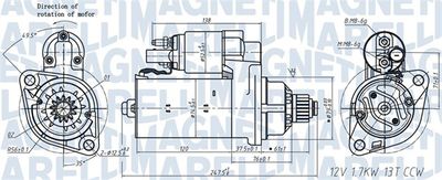 Starter MAGNETI MARELLI 063721508010