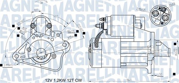 MAGNETI MARELLI 063721524010 Starter