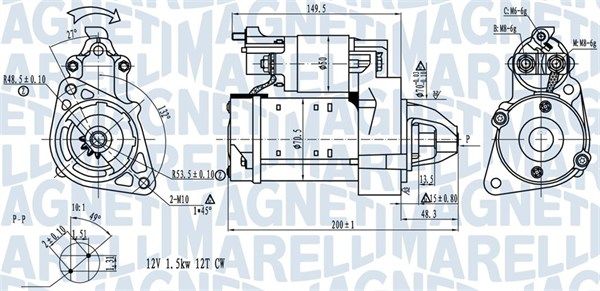 MAGNETI MARELLI 063721527010 Starter