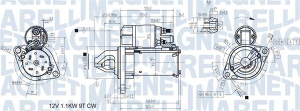 MAGNETI MARELLI 063721557410 Starter