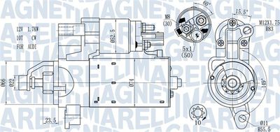Starter MAGNETI MARELLI 063721563510