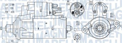 Starter MAGNETI MARELLI 063721584010