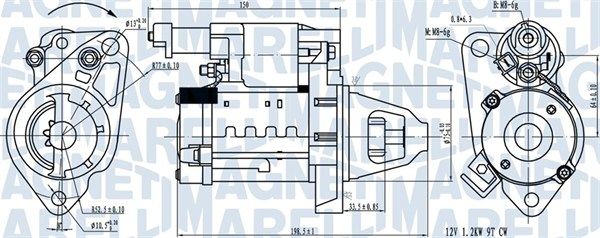 MAGNETI MARELLI 063721642610 Starter