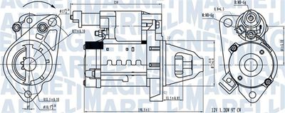 Starter MAGNETI MARELLI 063721642610