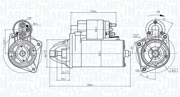 MAGNETI MARELLI 063721687010 Starter
