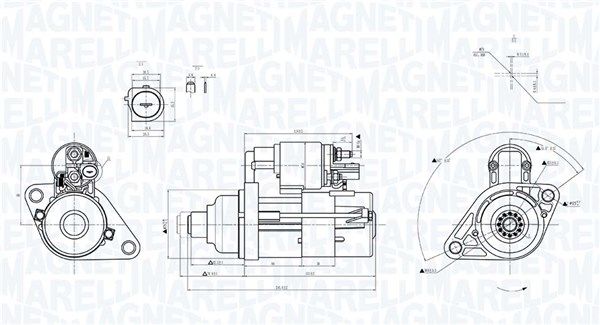 MAGNETI MARELLI 063725634010 Starter