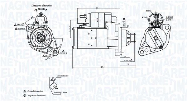 MAGNETI MARELLI 063725818010 Starter