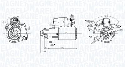 Starter MAGNETI MARELLI 063726281010