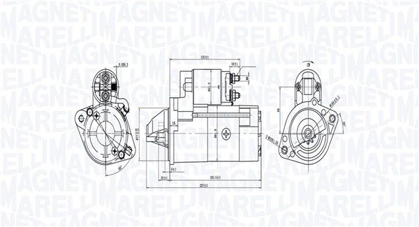 MAGNETI MARELLI 063728010410 Starter