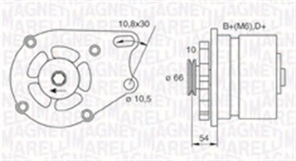MAGNETI MARELLI 063730893010 Alternator