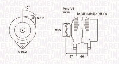 Alternator MAGNETI MARELLI 063731036010