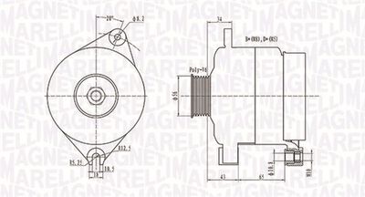 Alternator MAGNETI MARELLI 063731086010