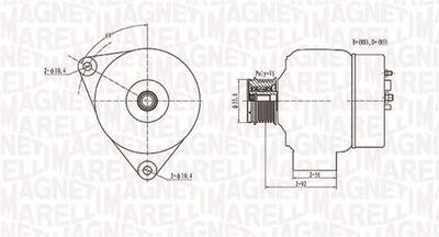 Alternator MAGNETI MARELLI 063731090010