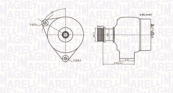 MAGNETI MARELLI 063731138010 Alternator