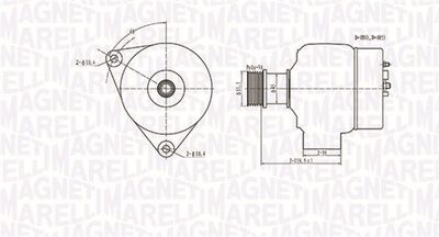 Alternator MAGNETI MARELLI 063731138010