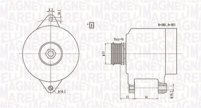 Alternator MAGNETI MARELLI 063731157010