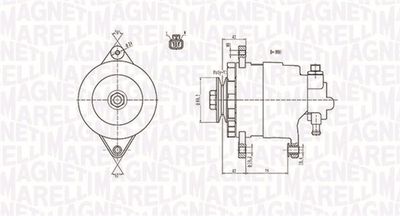 Alternator MAGNETI MARELLI 063731172010