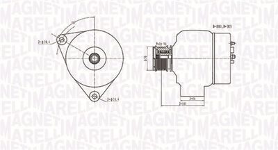 Alternator MAGNETI MARELLI 063731209010