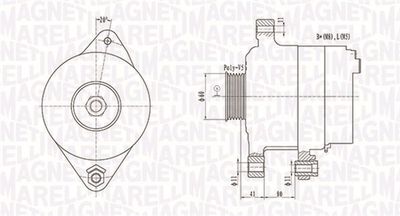 Alternator MAGNETI MARELLI 063731258010
