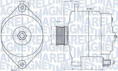 Alternator MAGNETI MARELLI 063731343010