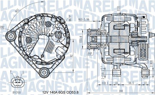 MAGNETI MARELLI 063731406710 Alternator