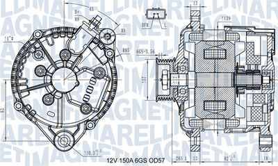 Alternator MAGNETI MARELLI 063731430110