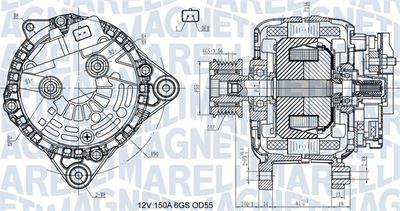 Alternator MAGNETI MARELLI 063731435410